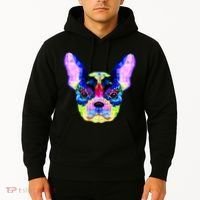 French Bulldog Geometric Hoodie thumb 2