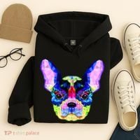French Bulldog Geometric Hoodie thumb 4