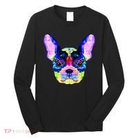 French Bulldog Geometric Long Sleeve Shirt thumb 0