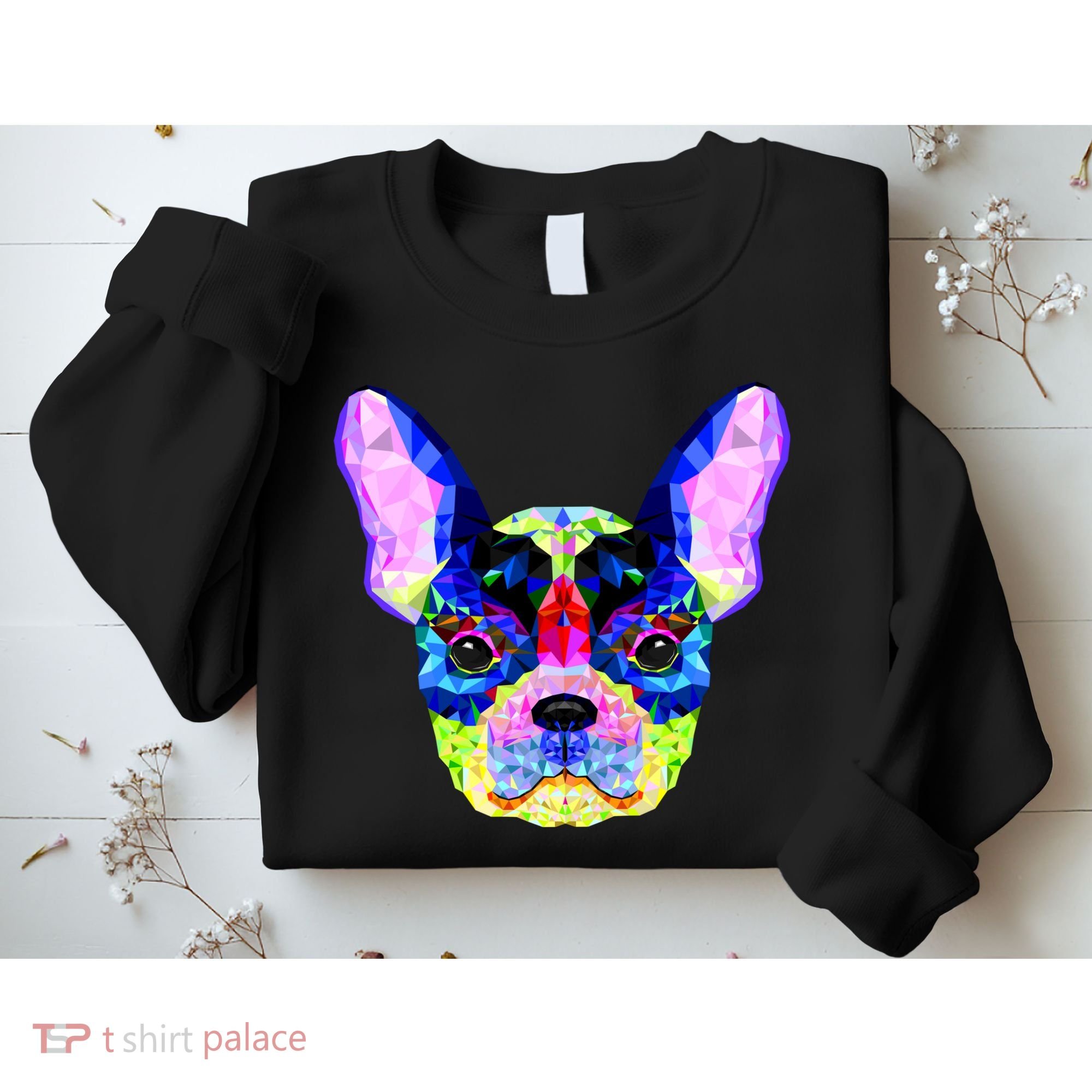 French Bulldog Geometric Sweatshirt