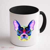 French Bulldog Geometric Coffee Mug thumb 1