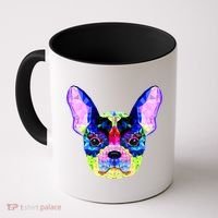 French Bulldog Geometric Coffee Mug thumb 0