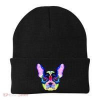 French Bulldog Geometric Beanie thumb 0