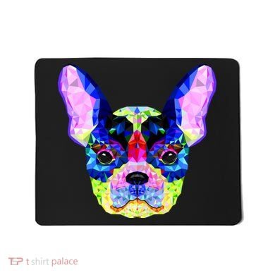 French Bulldog Geometric Mousepad