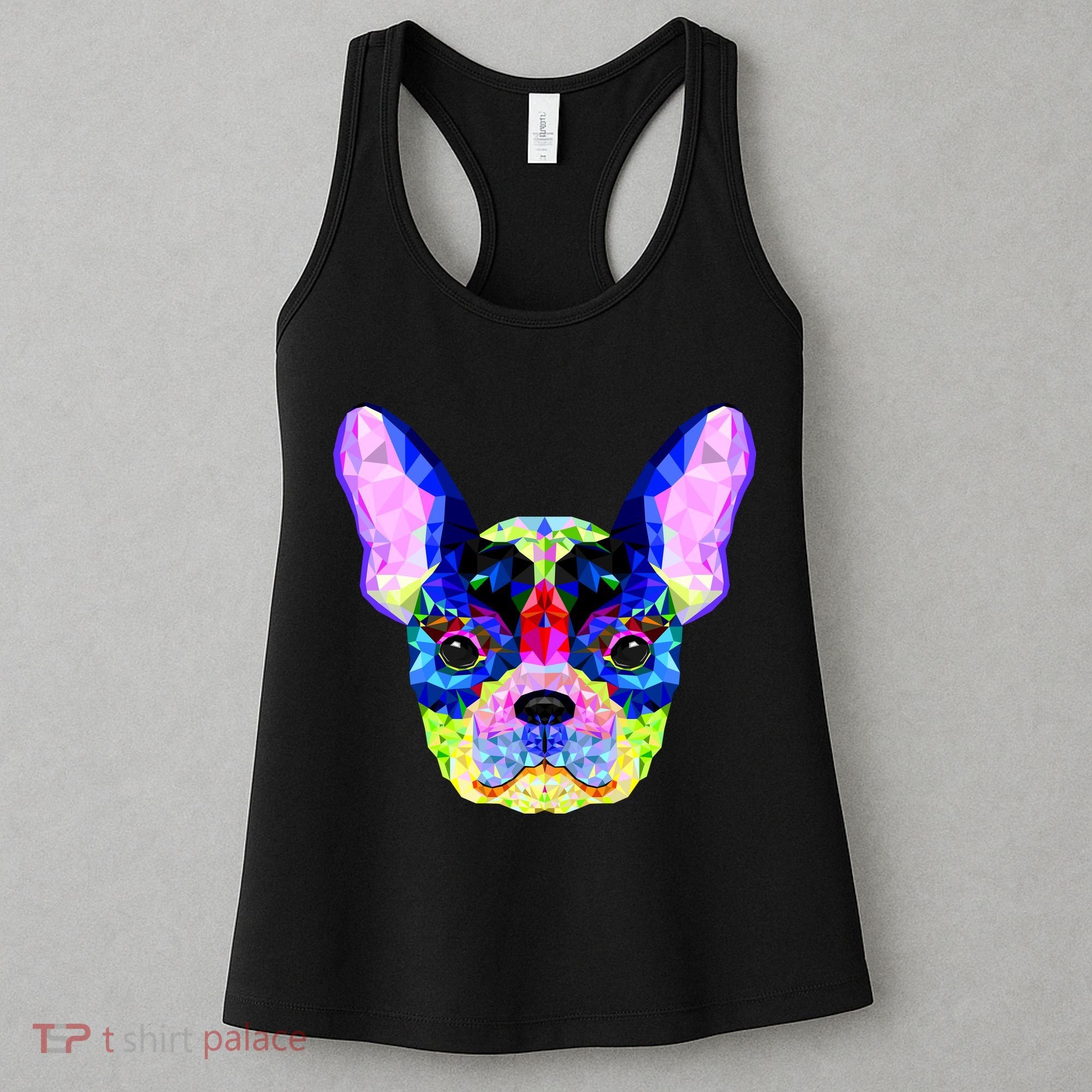 French Bulldog Geometric Women's Tank Top