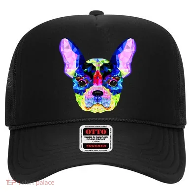 French Bulldog Geometric Hat