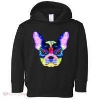 French Bulldog Geometric Toddler Hoodie thumb 0
