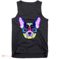 French Bulldog Geometric Tank Top thumb 0