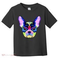 French Bulldog Geometric Toddler T-Shirt thumb 0