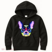 French Bulldog Geometric Kids Hoodie thumb 0