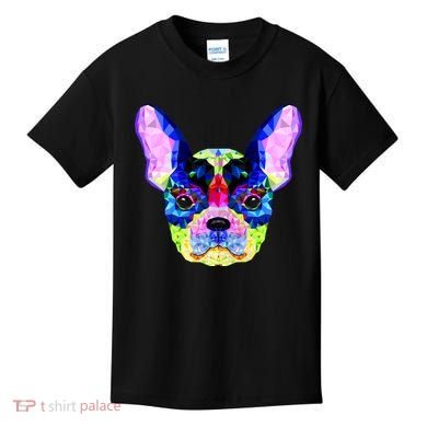 French Bulldog Geometric Kids T-Shirt