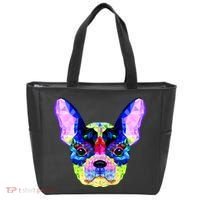 French Bulldog Geometric Tote Bag thumb 0