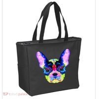 French Bulldog Geometric Tote Bag thumb 2