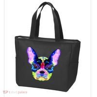 French Bulldog Geometric Tote Bag thumb 3
