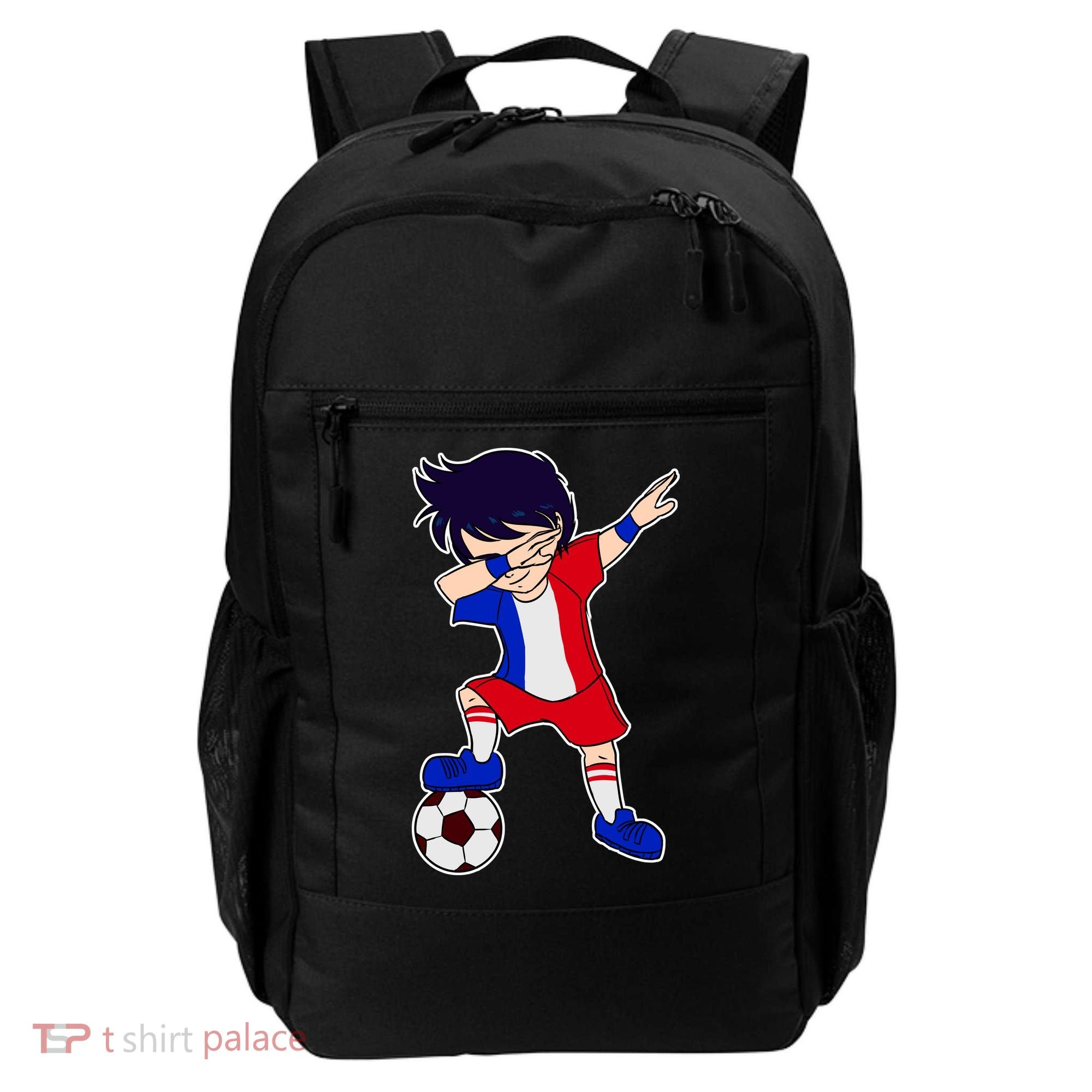 French Dabbing Soccer Boy France Backpack