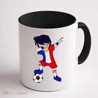 French Dabbing Soccer Boy France Coffee Mug thumb 1