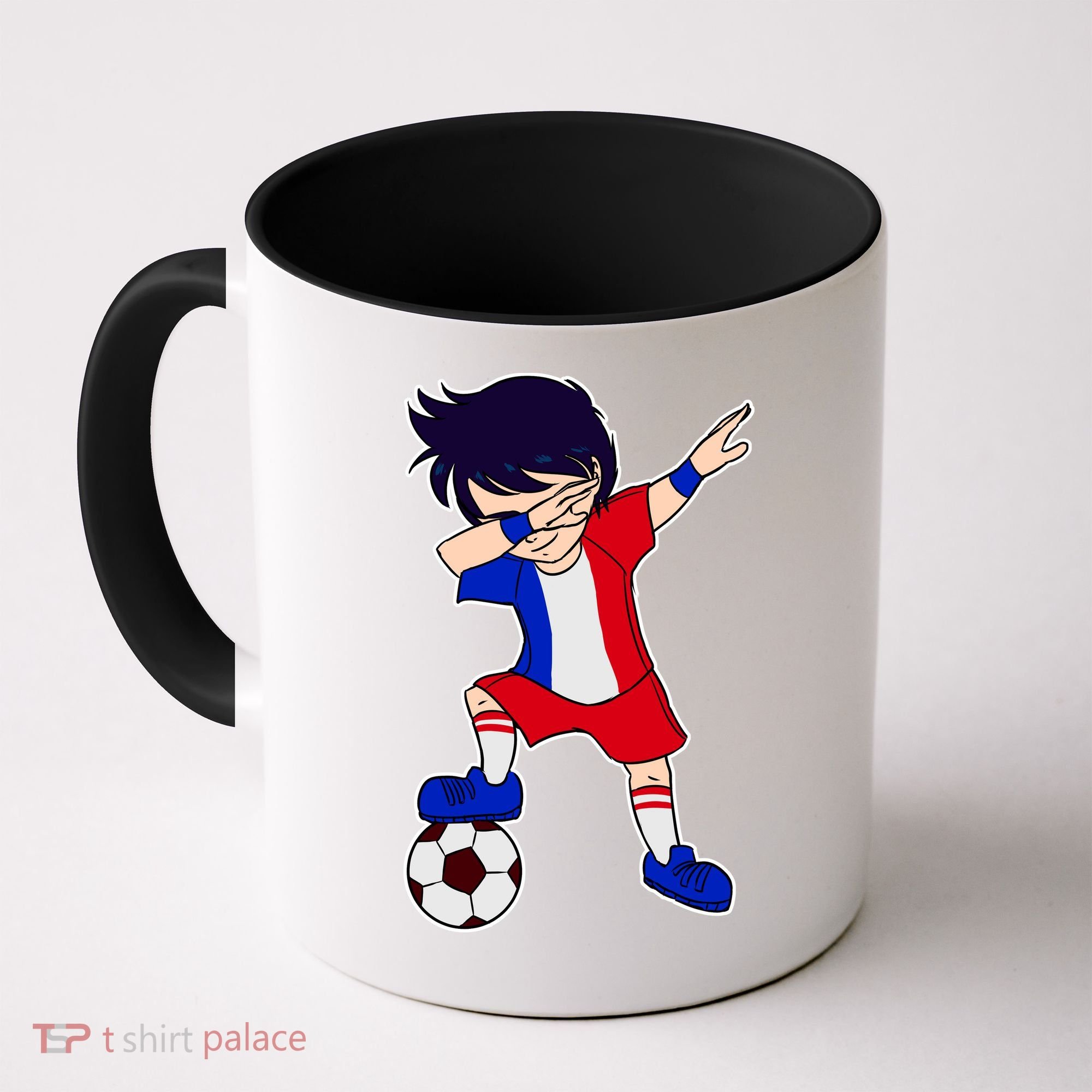 French Dabbing Soccer Boy France Coffee Mug