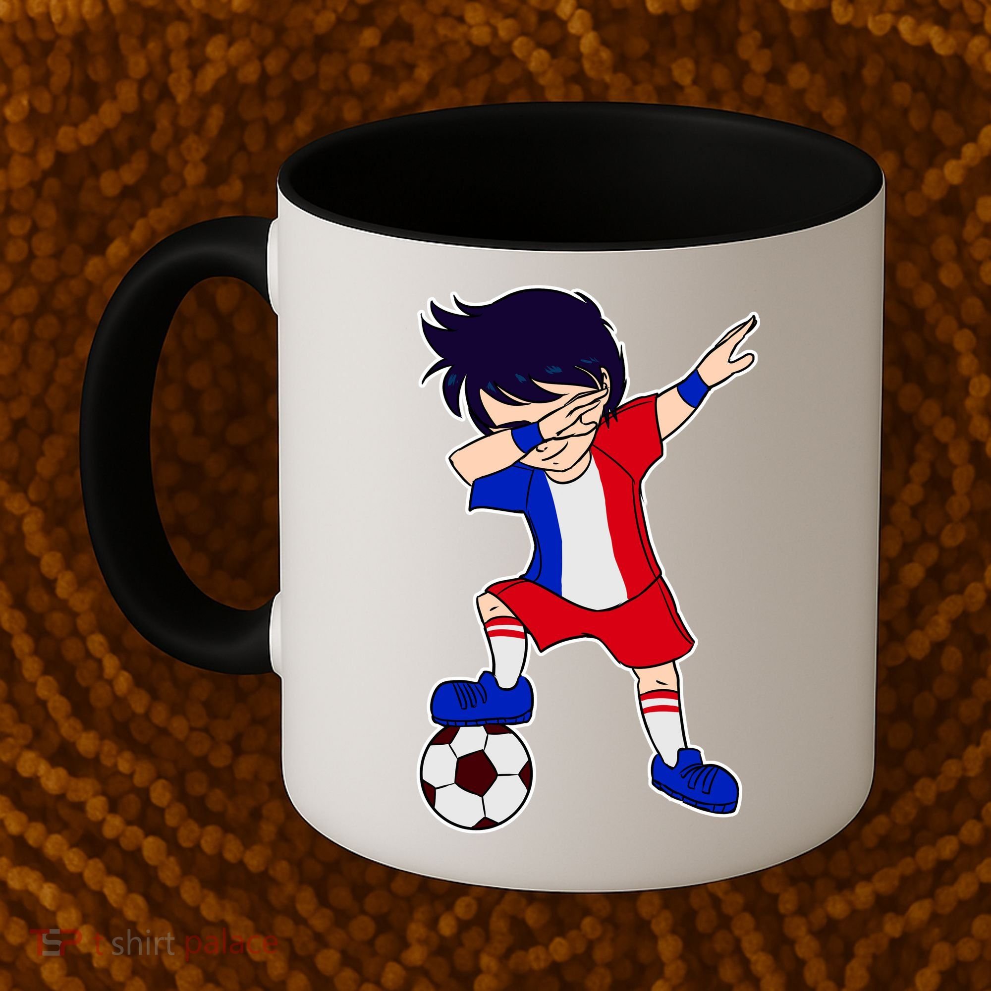French Dabbing Soccer Boy France Coffee Mug