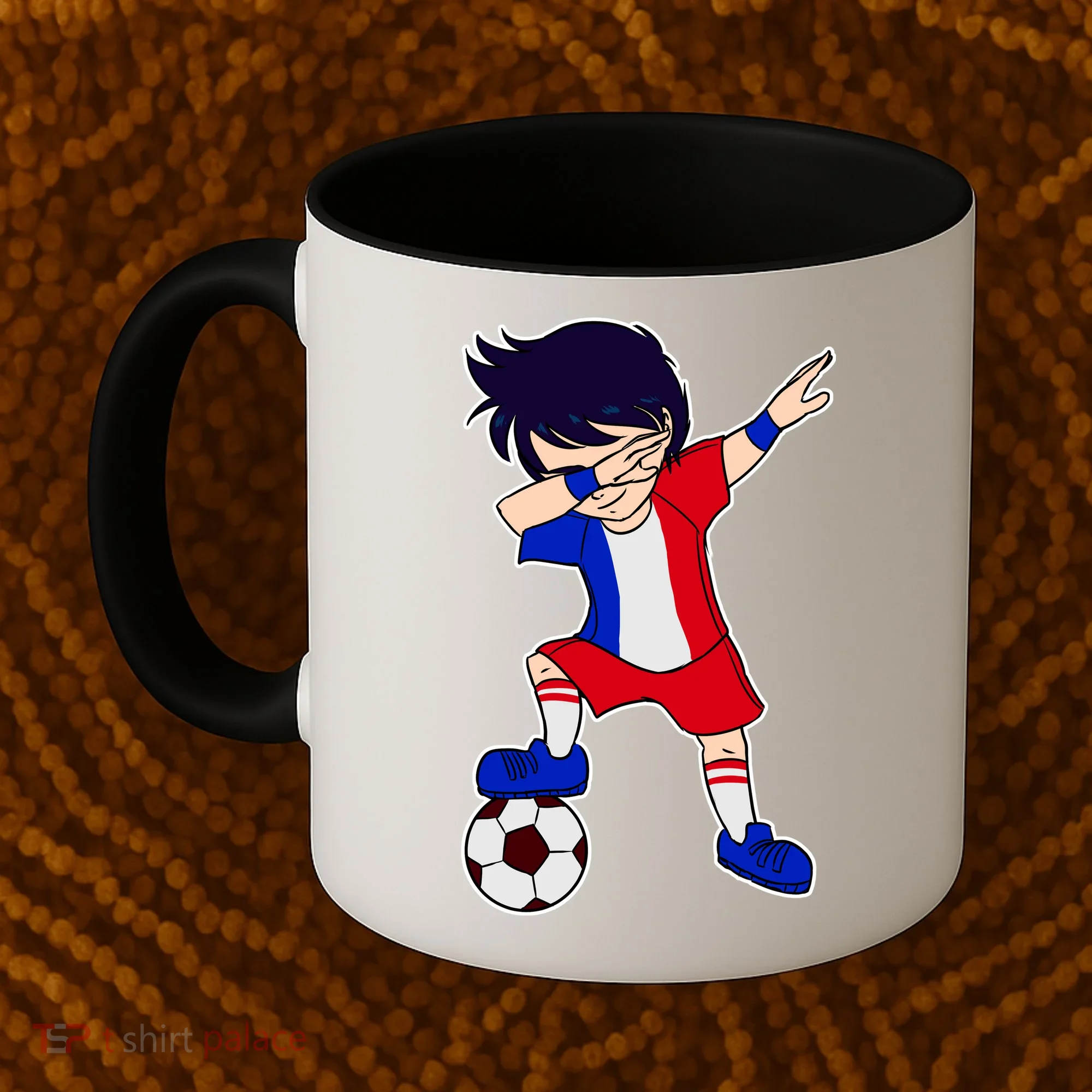 French Dabbing Soccer Boy France Coffee Mug