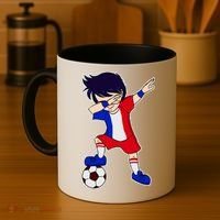 French Dabbing Soccer Boy France Coffee Mug thumb 4