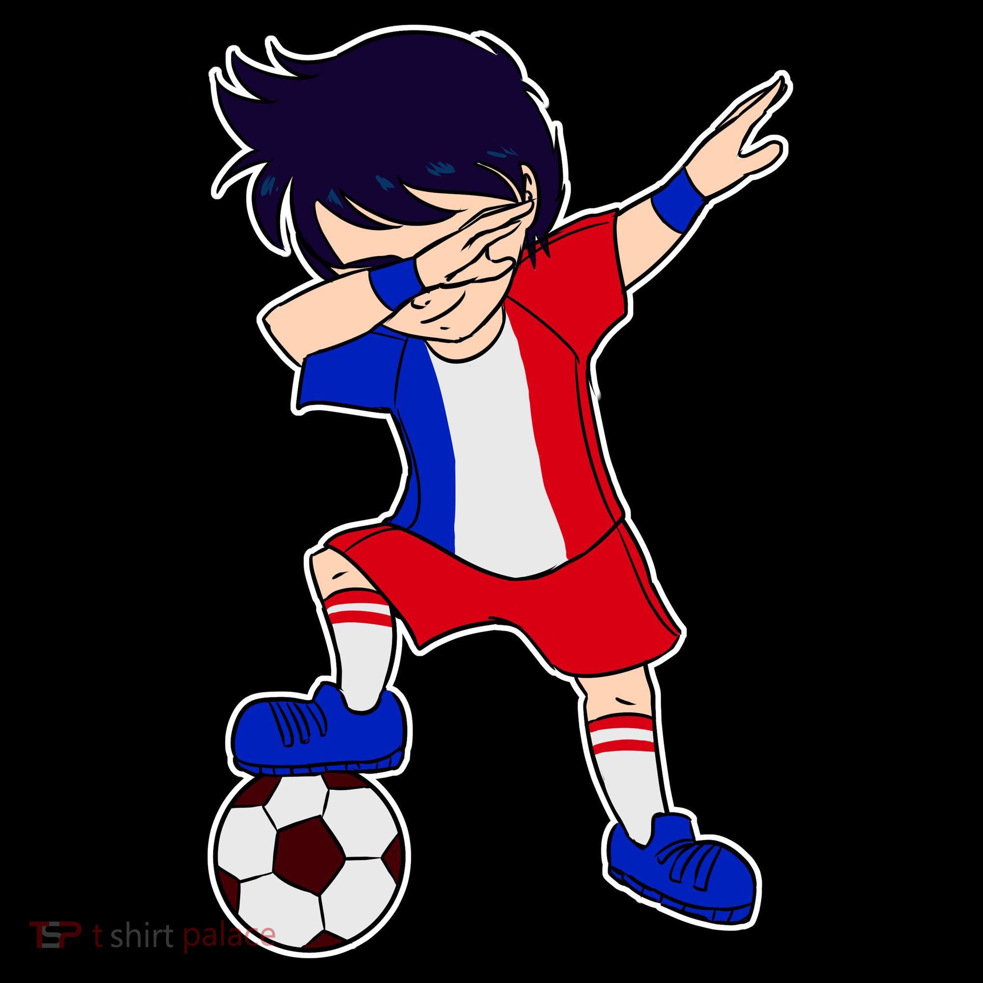 French Dabbing Soccer Boy France Coffee Mug