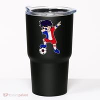 French Dabbing Soccer Boy France Tumbler thumb 0