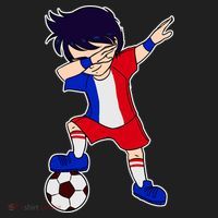 French Dabbing Soccer Boy France Tumbler thumb 3