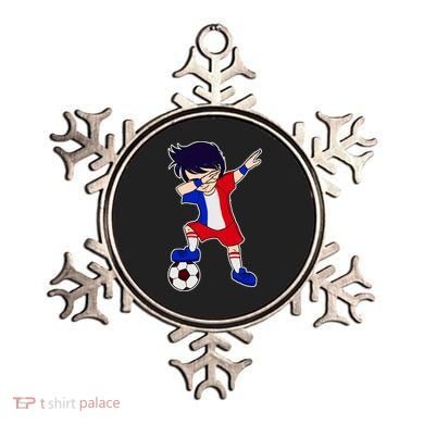 French Dabbing Soccer Boy France Ornament