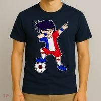 French Dabbing Soccer Boy France T-Shirt thumb 3