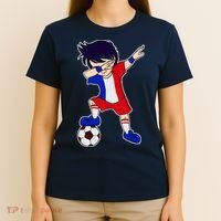 French Dabbing Soccer Boy France T-Shirt thumb 4