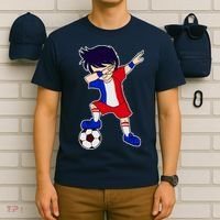 French Dabbing Soccer Boy France T-Shirt thumb 6