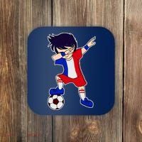 French Dabbing Soccer Boy France Coaster thumb 0