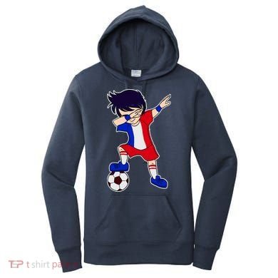 French Dabbing Soccer Boy France Women's Hoodie