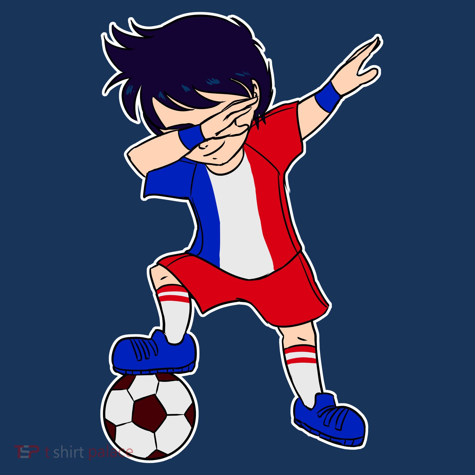 French Dabbing Soccer Boy France Women's Tank Top
