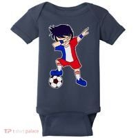 French Dabbing Soccer Boy France Baby Bodysuit thumb 0