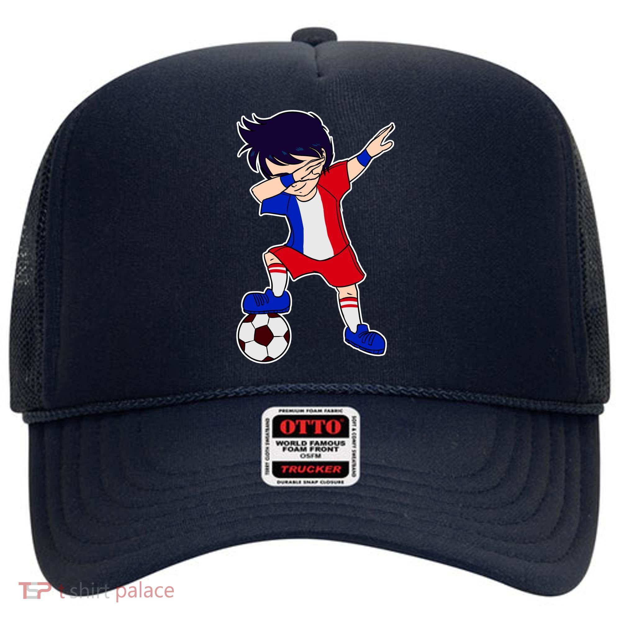 French Dabbing Soccer Boy France Hat