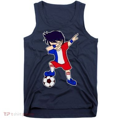 French Dabbing Soccer Boy France Tank Top