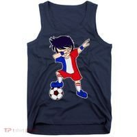French Dabbing Soccer Boy France Tank Top thumb 0