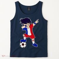French Dabbing Soccer Boy France Tank Top thumb 2