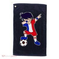 French Dabbing Soccer Boy France Golf Towel thumb 0