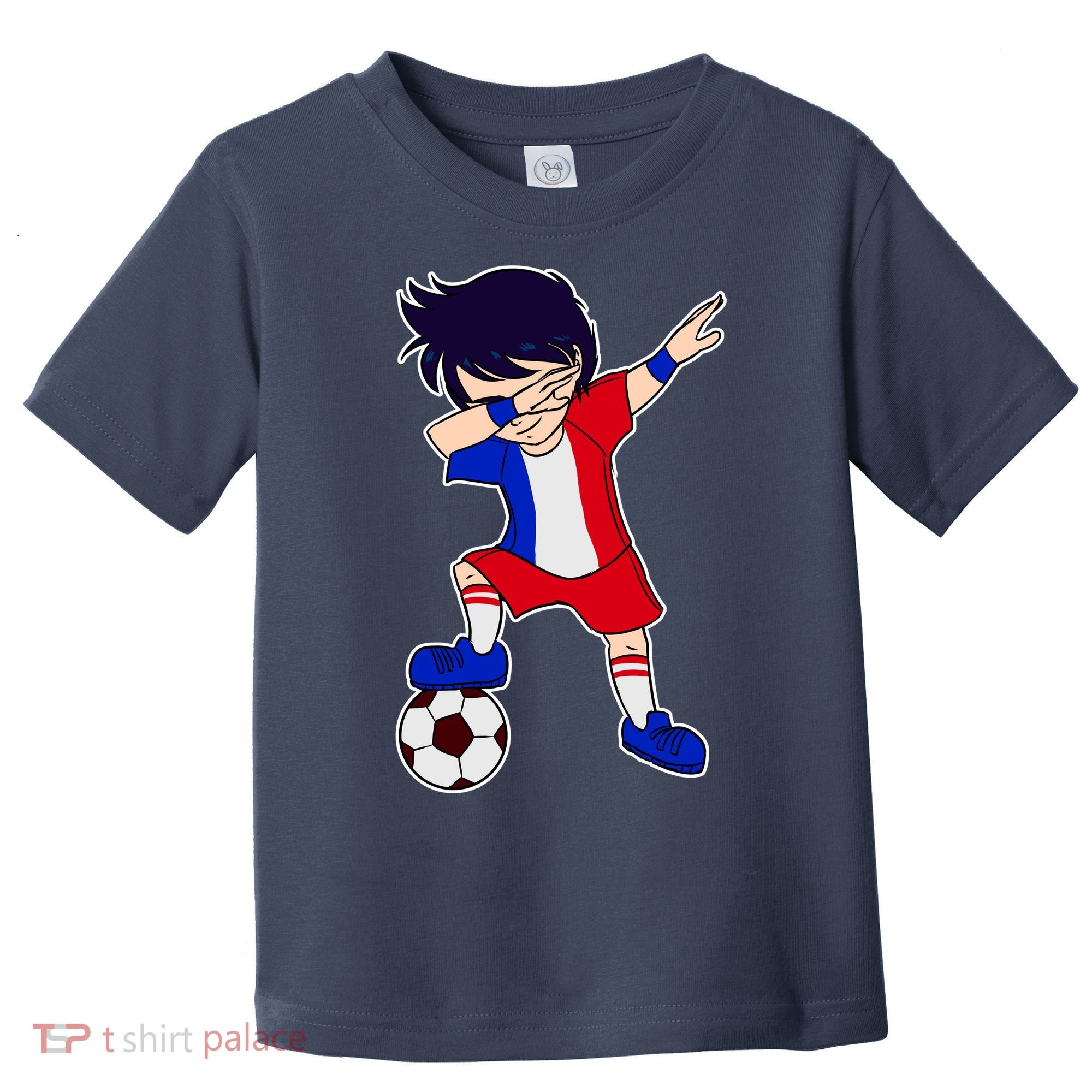 French Dabbing Soccer Boy France Toddler T-Shirt
