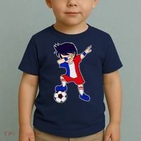 French Dabbing Soccer Boy France Toddler T-Shirt thumb 2