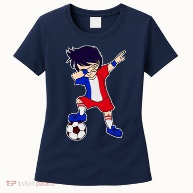 French Dabbing Soccer Boy France Women's T-Shirt