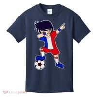 French Dabbing Soccer Boy France Kids T-Shirt thumb 0