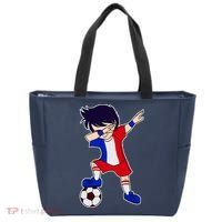 French Dabbing Soccer Boy France Tote Bag thumb 0