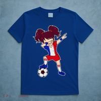 French Dabbing Soccer Girl France T-Shirt thumb 5