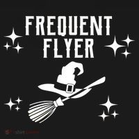 Frequent Flyer Funny Witch Halloween Apron thumb 3