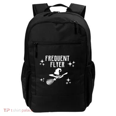 Frequent Flyer Funny Witch Halloween Backpack
