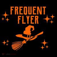 Frequent Flyer Funny Witch Halloween Coffee Mug thumb 5