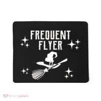 Frequent Flyer Funny Witch Halloween Mousepad thumb 0